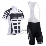 Assos Ropa Ciclismo Culotte Corto 2013 Hombre Mangas Cortas Blanco y Negro