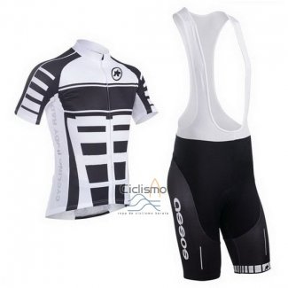 Assos Ropa Ciclismo Culotte Corto 2013 Hombre Mangas Cortas Blanco y Negro