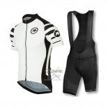 Assos Ropa Ciclismo Culotte Corto 2016 Hombre Mangas Cortas Negro y Blanco