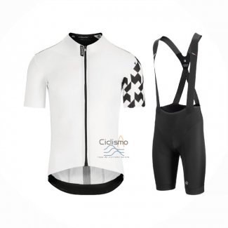 Assos Ropa Ciclismo Culotte Corto 2021 Hombre Mangas Cortas Blanco Negro