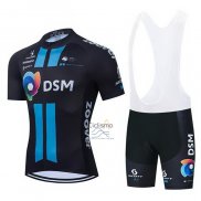 Dsm Ropa Ciclismo Culotte Corto 2021 Mangas Cortas Azul Negro