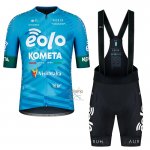 Eolo Kometa Ropa Ciclismo Culotte Corto 2023 Hombre Mangas Cortas Azul