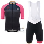 Giro d'Italia Ropa Ciclismo Culotte Corto 2017 Hombre Mangas Cortas Monza Milano Brown