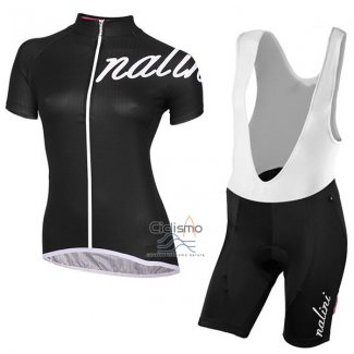 Nalini Wave Ropa Ciclismo Culotte Corto 2017 Mujer Mangas Cortas Profundo Negro
