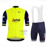 Segafrojoo Zanetti Ropa Ciclismo Culotte Corto 2020 Mangas Cortas AMarillo Azul