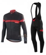 Specialized Ropa Ciclismo Culotte Largo 2016 Hombre Mangas Largas Ml Rojo y Negro