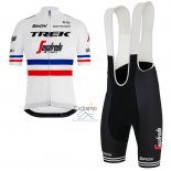 Trek Segafrojoo Ropa Ciclismo Culotte Corto 2018 Mangas Cortas Campeon Francia