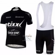 Etixx Quick Step Ropa Ciclismo Culotte Corto 2018 Mangas Cortas Negro