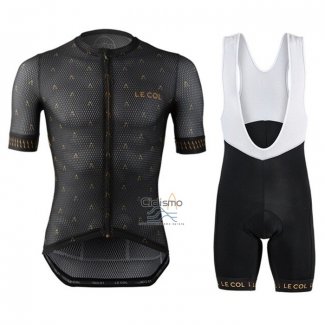 Le Col Ropa Ciclismo Culotte Corto 2021 Hombre Mangas Cortas Negro
