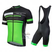 Nalini Fatica Ropa Ciclismo Culotte Corto 2018 Men Mangas Cortas Verde