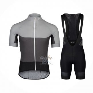 Poc Ropa Ciclismo Culotte Corto 2021 Hombre Mangas Cortas Gris