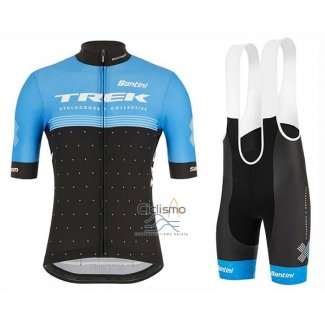 Trek Ropa Ciclismo Culotte Corto 2020 Mangas Cortas Azul Negro