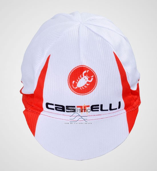 Castellii Gorra Blanco y Rojo 2012 Ciclismo