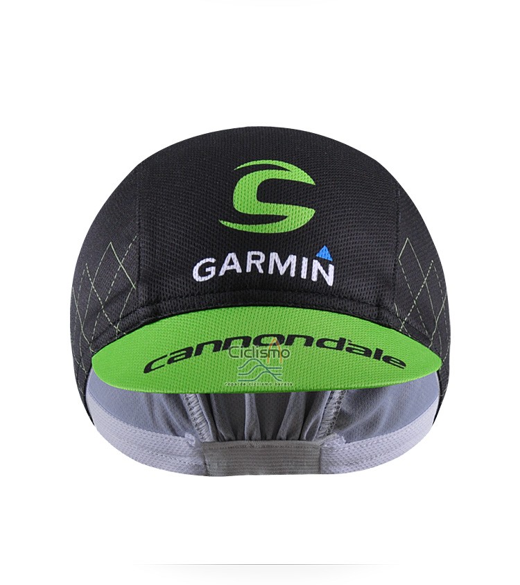 Garmin Gorra Negro y Verde 2015 Ciclismo