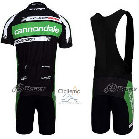 Cannondale Ropa Ciclismo Culotte Corto 2011 Hombre Mangas Cortas Negro y Verde