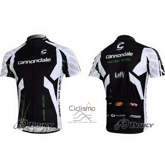 Cannondale Ropa Ciclismo Culotte Corto 2012 Hombre Mangas Cortas Negro