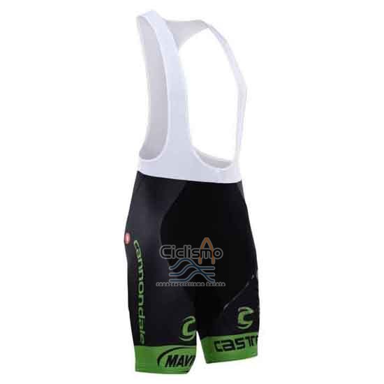 Cannondale Ropa Ciclismo Culotte Corto 2015 Hombre Mangas Cortas Verde y Negro