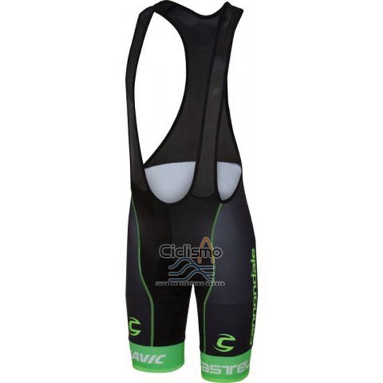 Cannondale Ropa Ciclismo Culotte Corto 2016 Hombre Mangas Cortas Negro y Verde