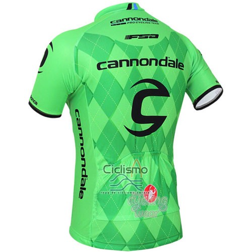 Cannondale Ropa Ciclismo Culotte Corto 2016 Hombre Mangas Cortas Verde