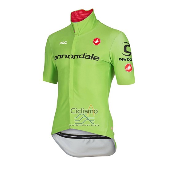Cannondale Ropa Ciclismo Culotte Corto 2017 Hombre Mangas Cortas Verde