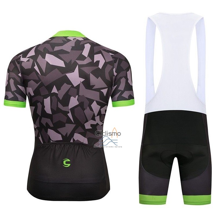 Cannondale Ropa Ciclismo Culotte Corto 2018 Hombre Mangas Cortas Verde y Negro