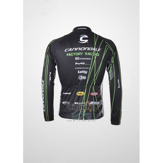 Cannondale Ropa Ciclismo Culotte Largo 2010 Hombre Mangas Largas Negro