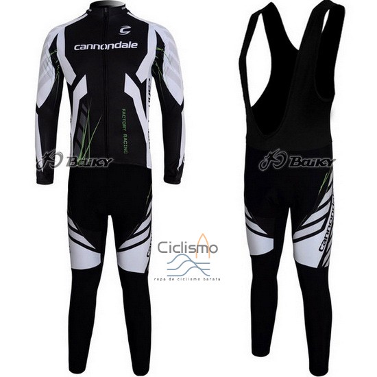Cannondale Ropa Ciclismo Culotte Largo 2012 Hombre Mangas Largas Negro