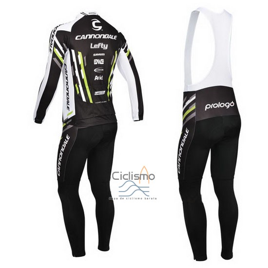 Cannondale Ropa Ciclismo Culotte Largo 2013 Hombre Mangas Largas Negro