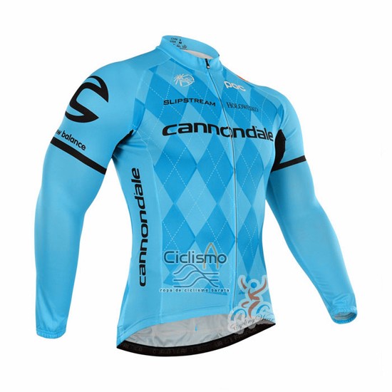Cannondale Ropa Ciclismo Culotte Largo 2016 Hombre Mangas Largas Azul y Negro
