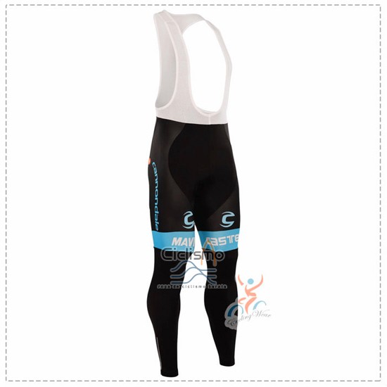 Cannondale Ropa Ciclismo Culotte Largo 2016 Hombre Mangas Largas Azul y Negro
