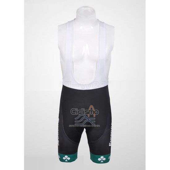 Europcar Ropa Ciclismo Culotte Corto 2012 Hombre Mangas Cortas Verde