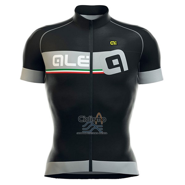 Ale Formula 1.0 ADriatico Ropa Ciclismo Culotte Corto 2017 Hombre Mangas Cortas Gris y Negro