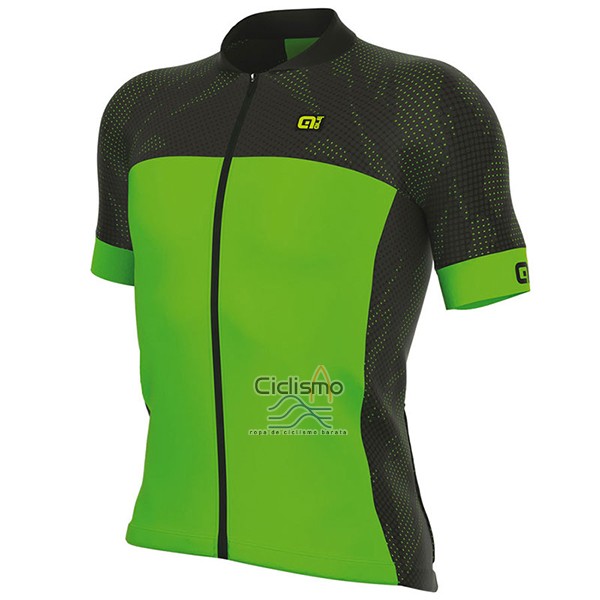 Ale Formula 1.0 Ultimate Ropa Ciclismo Culotte Corto 2017 Hombre Mangas Cortas Verde y Negro