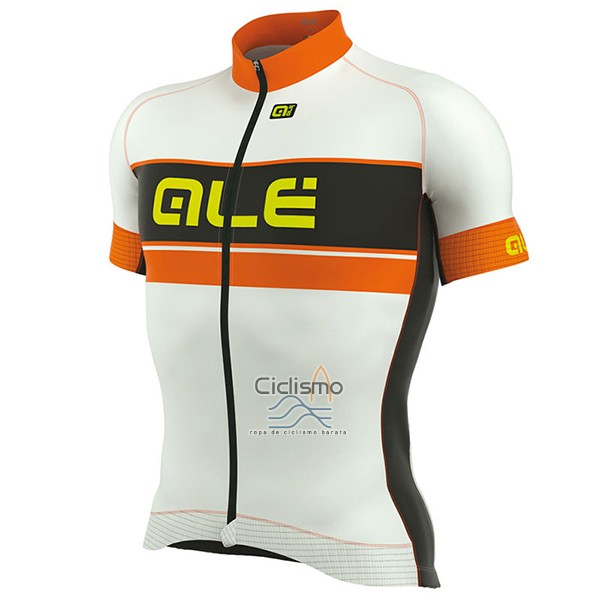 Ale Graphics Prr Bermuda Ropa Ciclismo Culotte Corto 2017 Hombre Mangas Cortas Naranja y Blanco