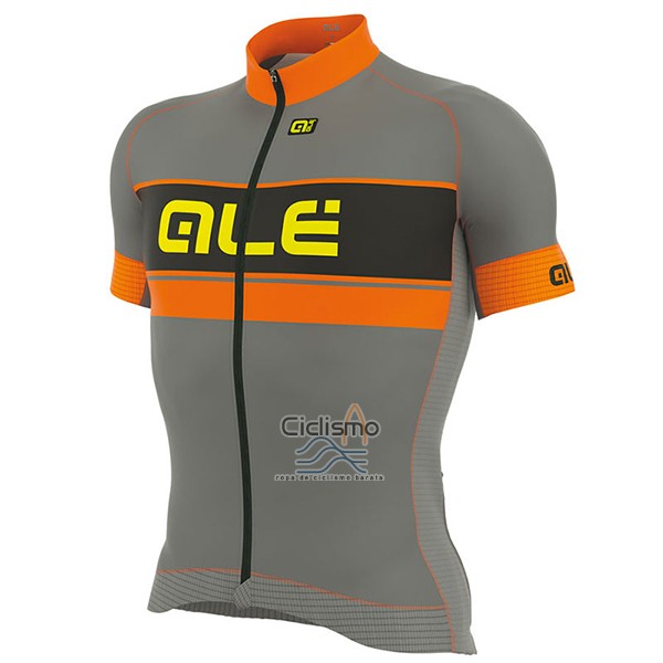 Ale Graphics Prr Bermuda Ropa Ciclismo Culotte Corto 2017 Hombre Mangas Cortas Naranja y Gris