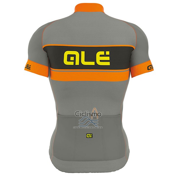 Ale Graphics Prr Bermuda Ropa Ciclismo Culotte Corto 2017 Hombre Mangas Cortas Naranja y Gris