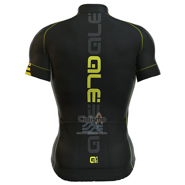 Ale Graphics Prr Nominal Ropa Ciclismo Culotte Corto 2017 Hombre Mangas Cortas AMarillo y Negro