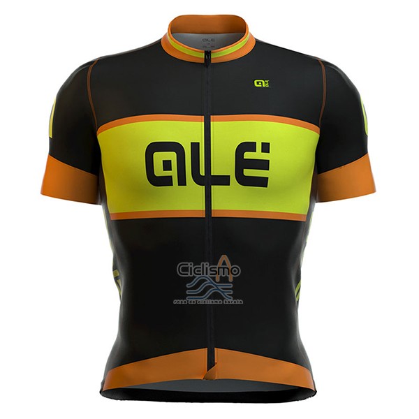 Ale R-ev1 Master Ropa Ciclismo Culotte Corto 2017 Hombre Mangas Cortas Naranja