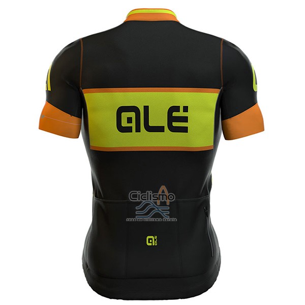 Ale R-ev1 Master Ropa Ciclismo Culotte Corto 2017 Hombre Mangas Cortas Naranja