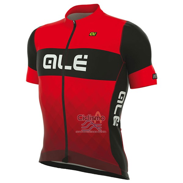 Ale R-ev1 Rumbles Ropa Ciclismo Culotte Corto 2017 Hombre Mangas Cortas Rojo