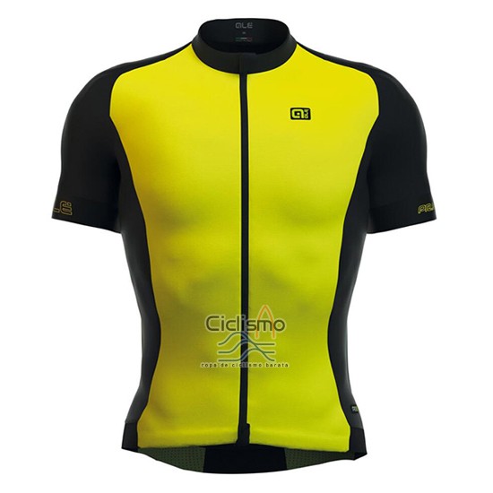 Ale Ropa Ciclismo Culotte Corto 2016 Hombre Mangas Cortas AMarillo y Negro