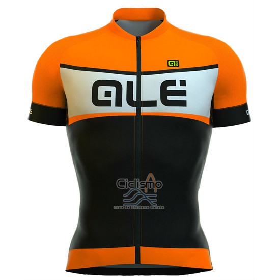 Ale Ropa Ciclismo Culotte Corto 2016 Hombre Mangas Cortas Negro y Naranja