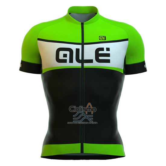 Ale Ropa Ciclismo Culotte Corto 2016 Hombre Mangas Cortas Negro y Verde