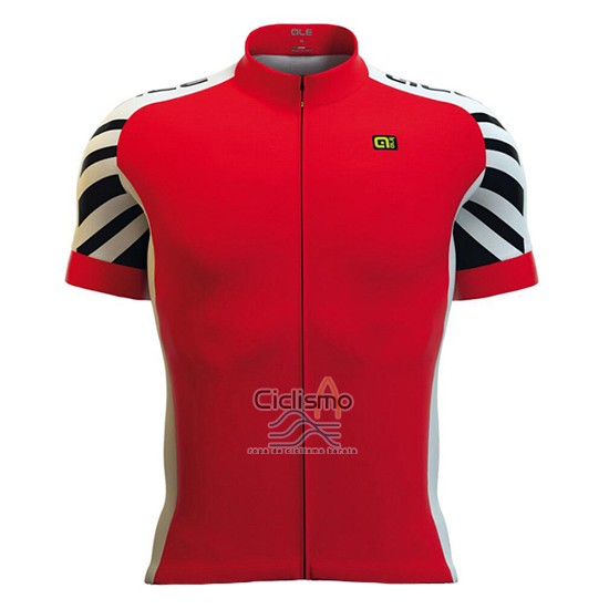Ale Ropa Ciclismo Culotte Corto 2016 Hombre Mangas Cortas Rojo y Blanco