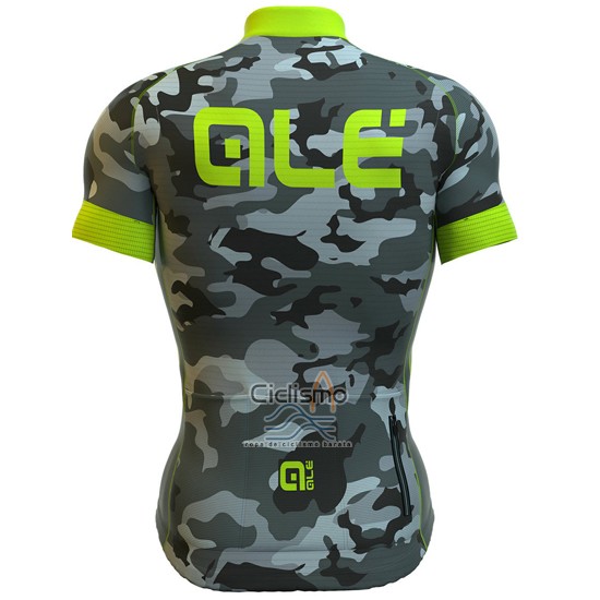 Ale Ropa Ciclismo Culotte Corto 2016 Hombre Mangas Cortas Verde y Gris