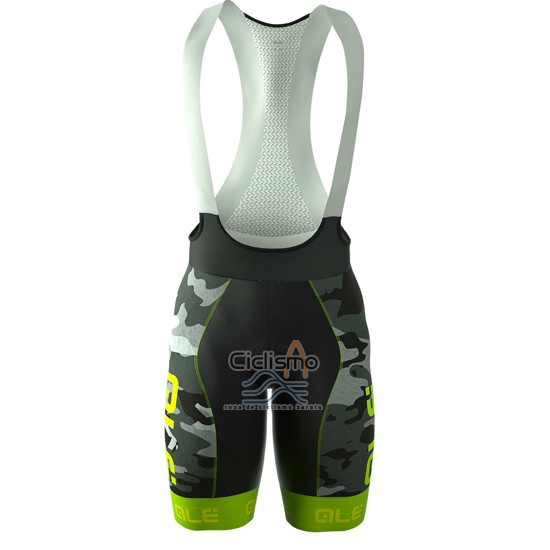 Ale Ropa Ciclismo Culotte Corto 2016 Hombre Mangas Cortas Verde y Gris