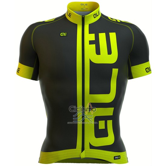 Ale Ropa Ciclismo Culotte Corto 2016 Hombre Mangas Cortas Verde y Negro