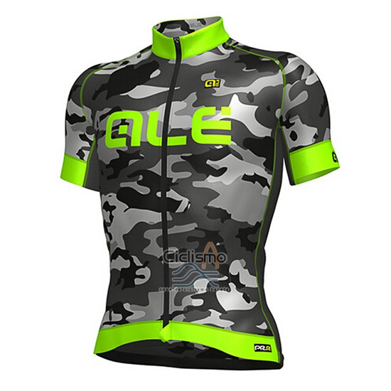 Ale Ropa Ciclismo Culotte Corto 2017 Hombre Mangas Cortas Camuflaje y Verde