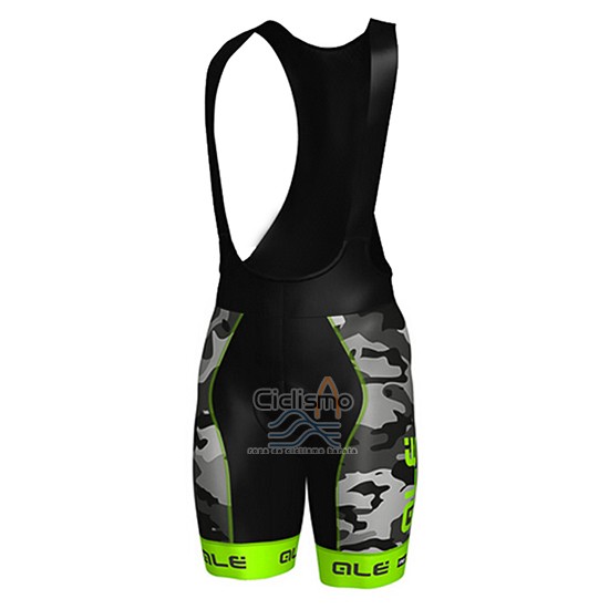 Ale Ropa Ciclismo Culotte Corto 2017 Hombre Mangas Cortas Camuflaje y Verde