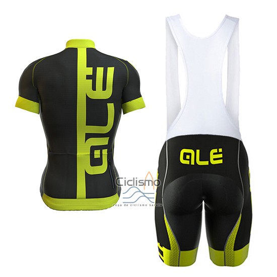 Ale Ropa Ciclismo Culotte Corto 2017 Hombre Mangas Cortas Negro y Verde